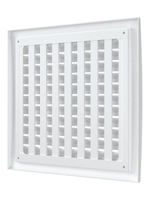 Решетка вентиляционная РРП разъемная регулируемая 250х250 пластик ERA