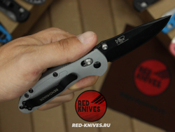 Нож Benchmade 556 Griptilian Mini - серый нейлон, клинок черный RK/Н41