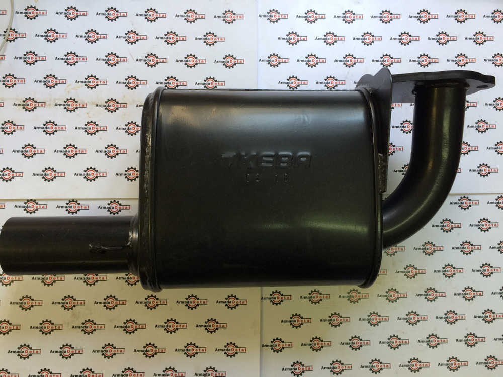 Глушитель резонатор двигателя (треугольный вход) | 331/52383, 331/50774 | Ayex