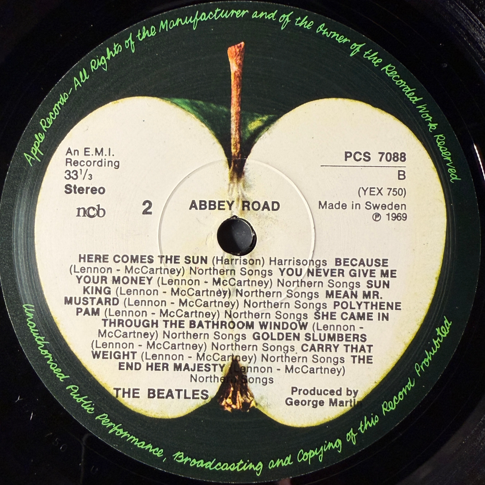 The Beatles ‎– Abbey Road (Швеция 1978г.)