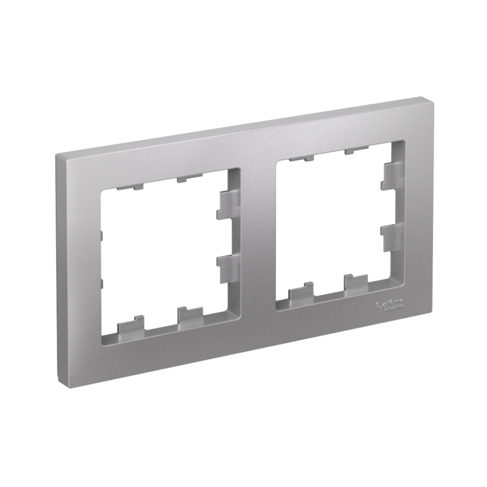 Рамка 2-м AtlasDesign универс. алюм. SE ATN000302