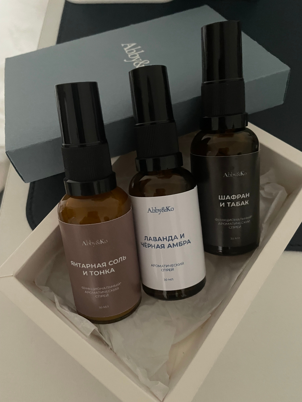 Набор из трех спреев 30 мл (цветочно-древесные)