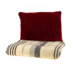 Подушка спутник бордовая