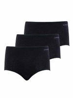 Трусы женские макси. Набор из 3-х штук Essential черный