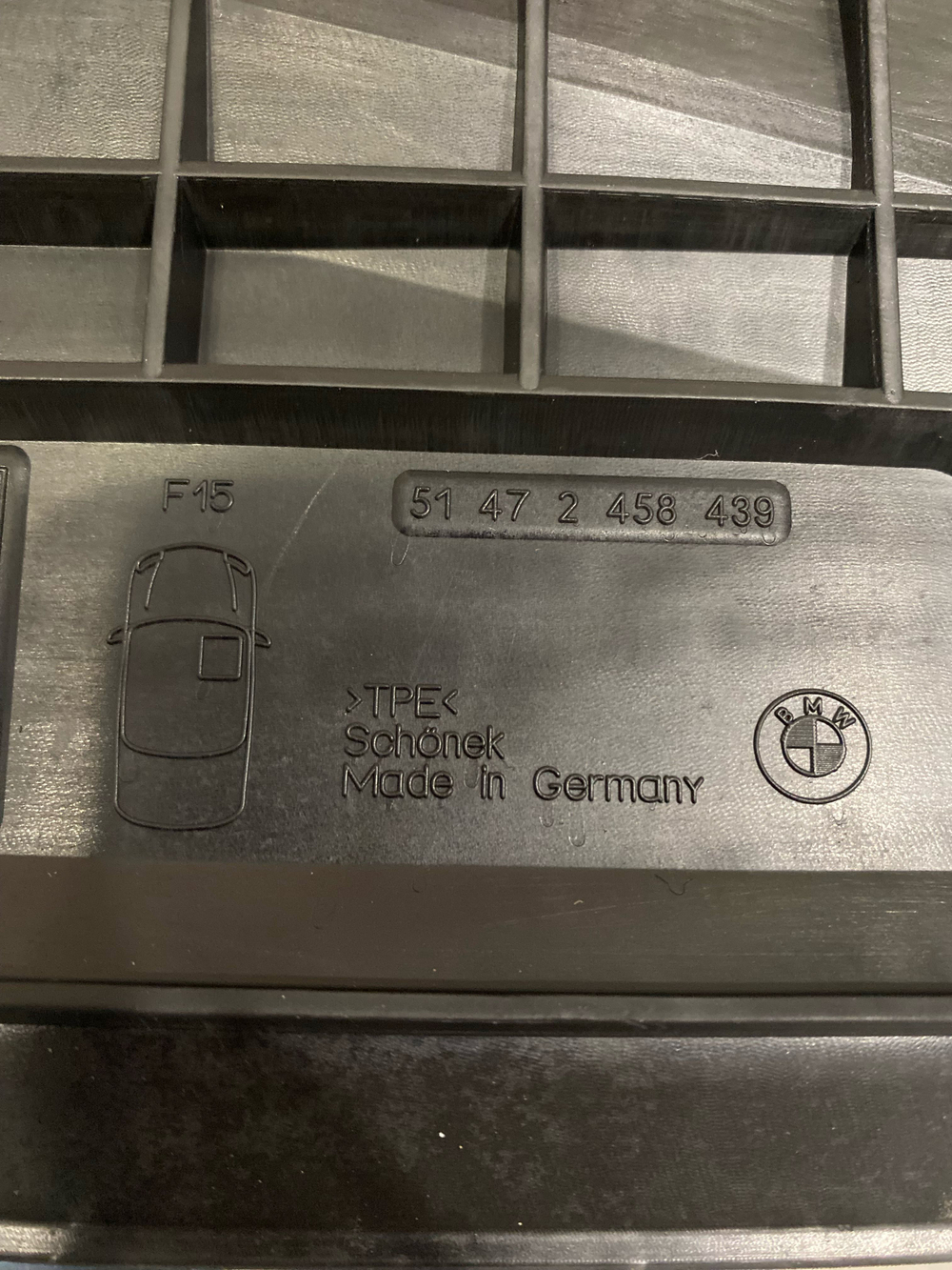 Коврики BMW X5 F15 / X6 F16 (+ X5 E70 / X6 E71) передние (2 шт)