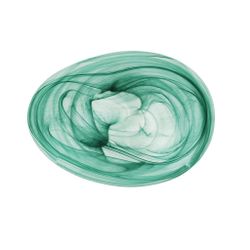 Салатник 400 мл 24*17 см h2 см овальный Green Sky матовое стекло P.L. Proff Cuisine [6]