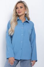 Рубашка Оксфорд (голубая) Б11253 LT Collection