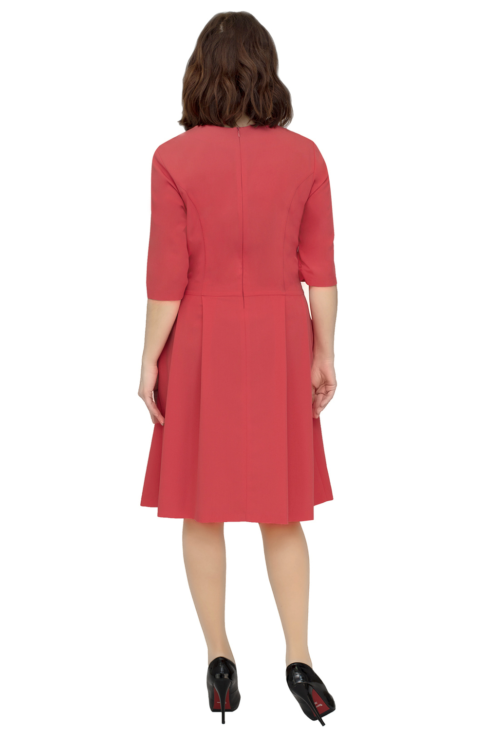 Повседневное платье 1095А, красный #175Кра051095А