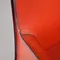 Стул с подлокотниками Barrie красная кожа