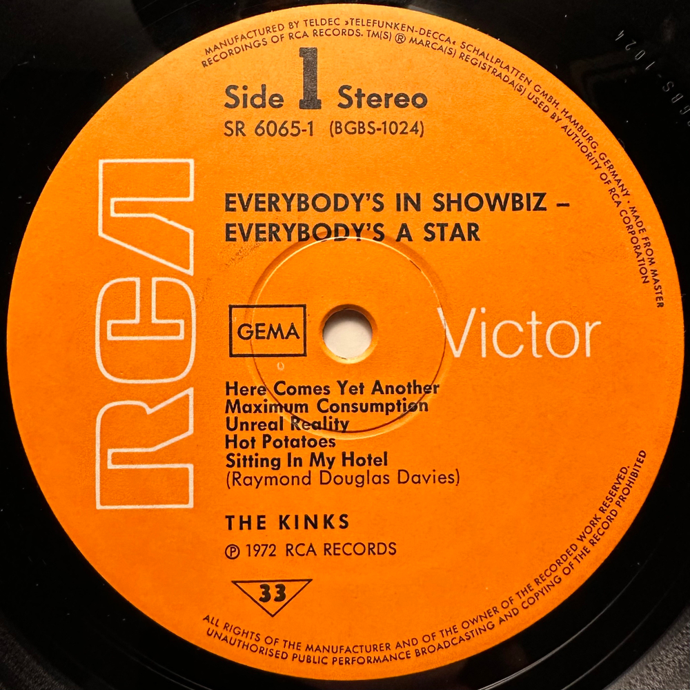 The Kinks - Everybody's In Show-Biz - Everybody's A Star 2LP (Германия 1972г.)