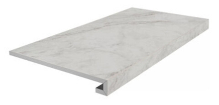 Фронтальная ступень клееная Тубкаль белый матовый обрезной (KM6060G0321RGCF)