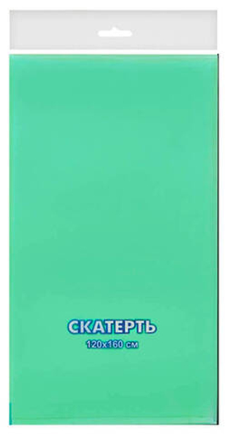 Скатерть п/эт 120*160см "Зеленая"/1шт.