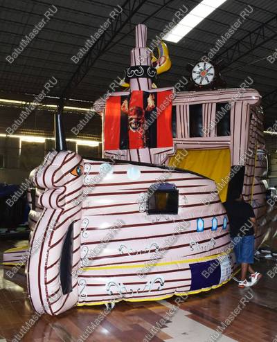 Коммерческий надувной батут-корабль "Атлантис - 2", 10*5*5 м