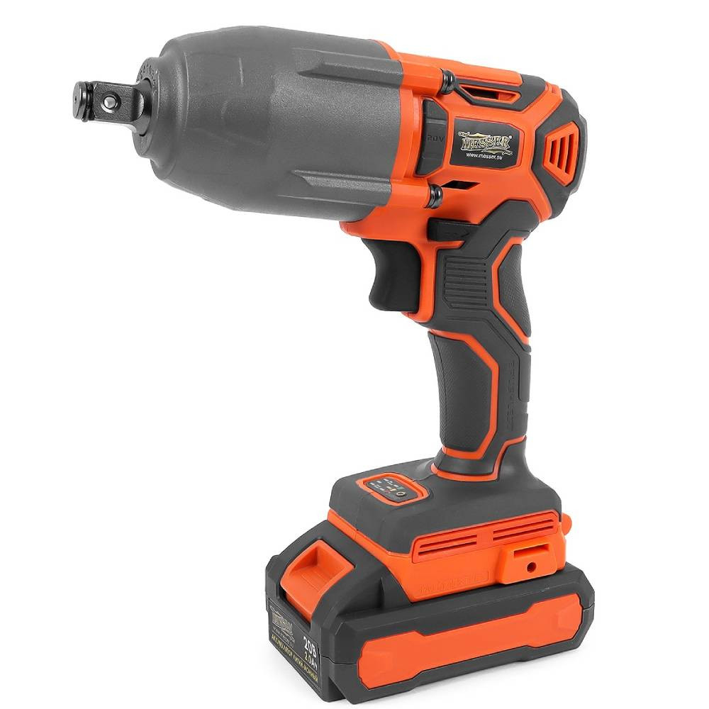 Гайковерт аккумуляторный Messer DCW6 05-41-062 ударный 1000Нм М24 20В 2Ач