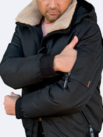 Куртка бомбер Corbona Зима черный