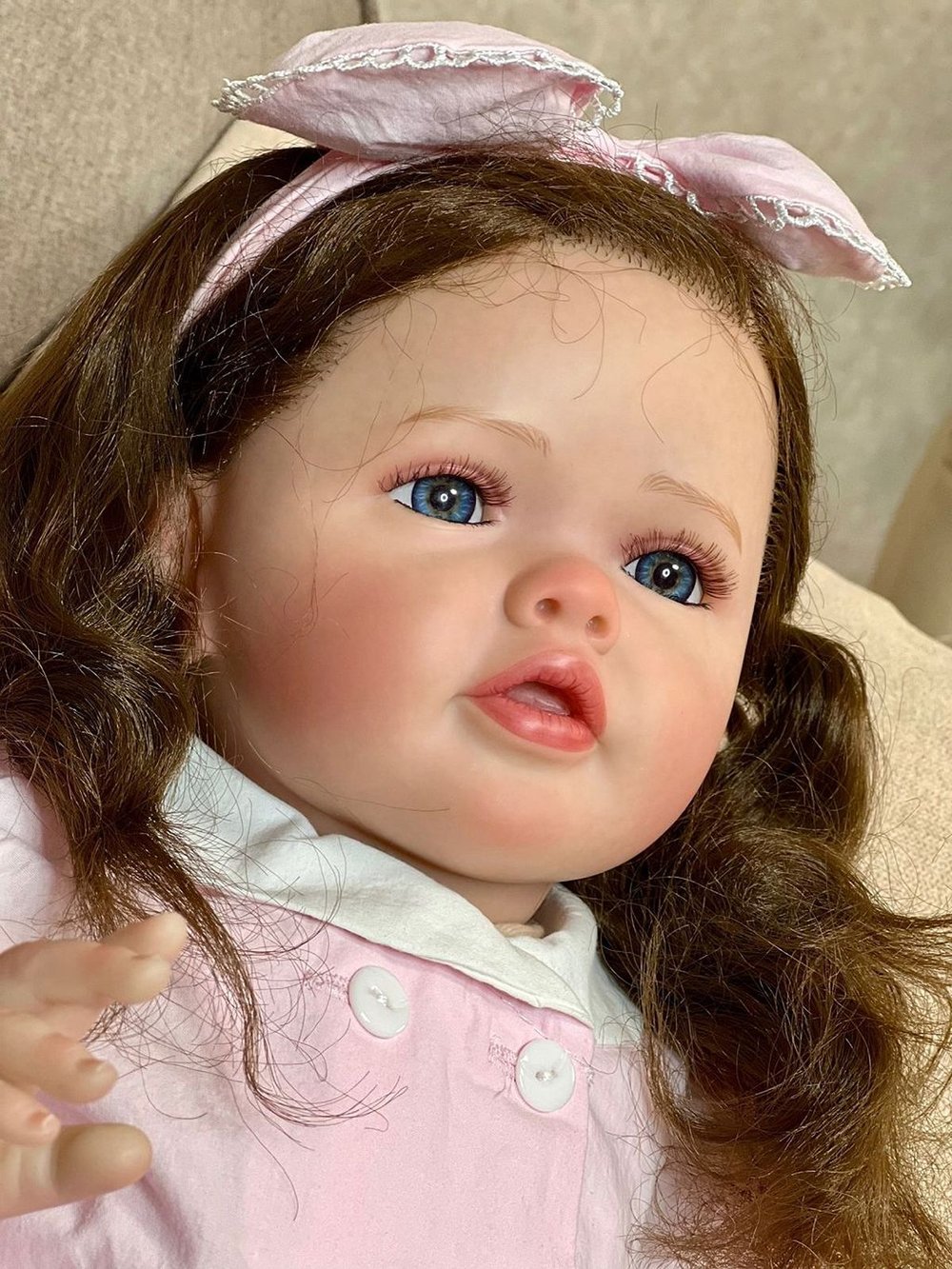 Кукла Реборн мягконабивная 60см в пакете (FA-334)