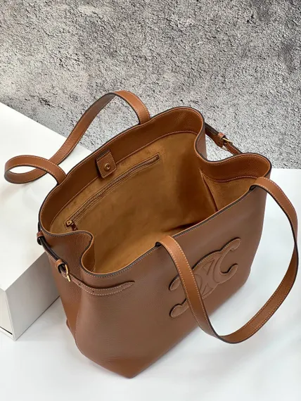 Сумка Celine CABAS ANAÏS CUIR TRIOMPHE коричневая