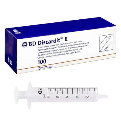 Шприц 10 мл 21G 0,8х40 мм 100 шт