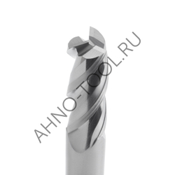 Фреза твердосплавная  12мм (L=75, l=32, хв=12) Z3 45° по алюминию и цвет.металлам BRAL-3E-D12.0 AHNO