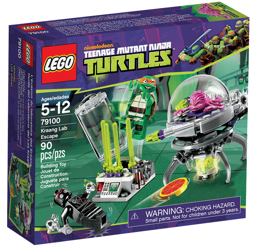 LEGO Ninja Turtles: Побег из лаборатории 79100 — Kraang Lab Escape — Лего Черепашки-ниндзя мутанты