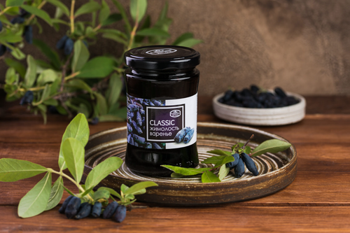 Варенье Жимолостное "Домашнее" / 300 г / стеклобанка / Сибирская ягода