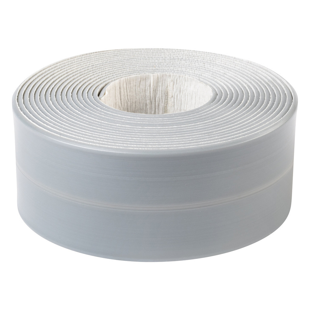 Лента бордюрная самоклеящаяся Аккурат 38мм*3,35м СЕРАЯ