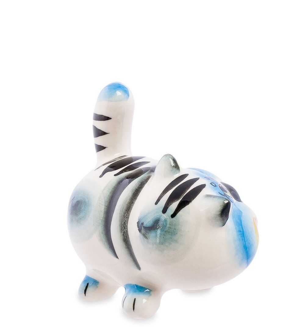 ГЛ- 368 Фигурка «Кот Барсик» цв. (Гжельский фарфор)