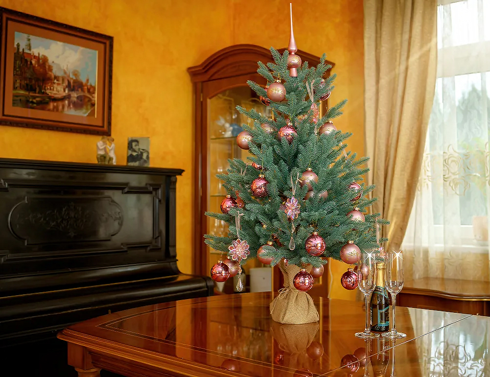 Ель искусственная Царь елка Адель голубая 90 см