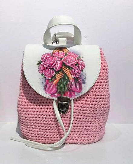 Рюкзак женский " Цветы"