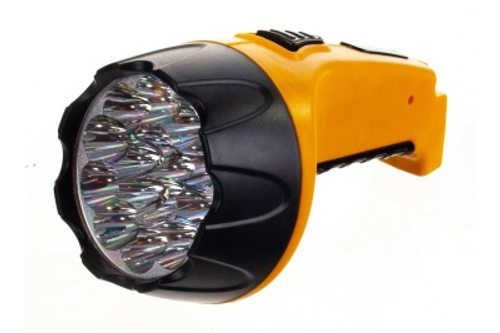 Фонарь ручной 185х95х52мм "Сибирский Следопыт" Электра 15, 15 LED, аккум.220В