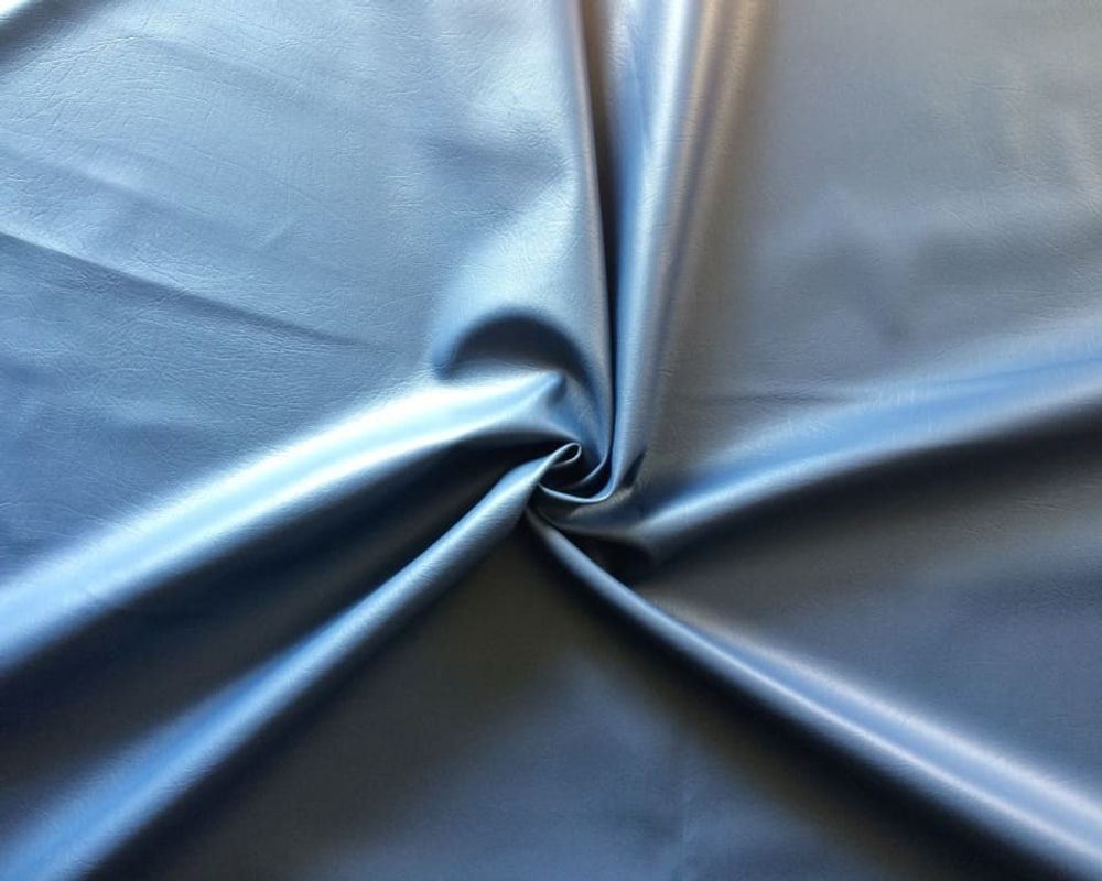 Искусственная кожа синяя