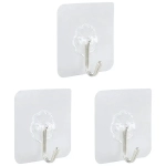 Набор из 3 крючков, Фигурные, Самоклеющиеся, пластмасса