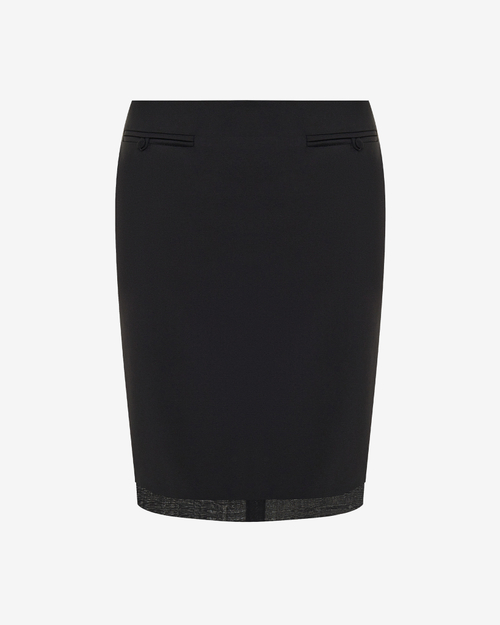 Юбка миди из костюмной ткани