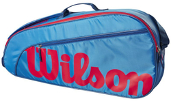 Сумка теннисная Wilson Junior 3 PK Racket Bag - небесный