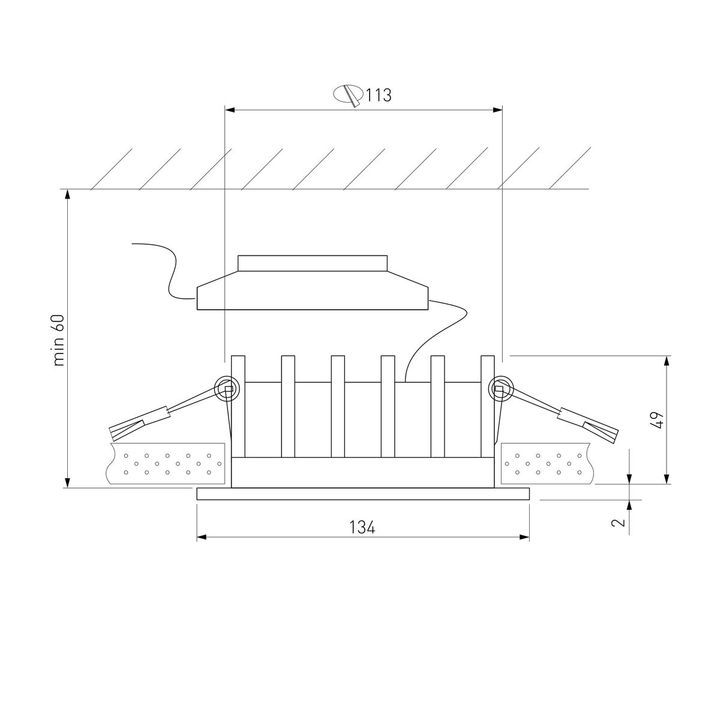 Встраиваемый светодиодный светильник Elektrostandard Combi 25069/LED a069008