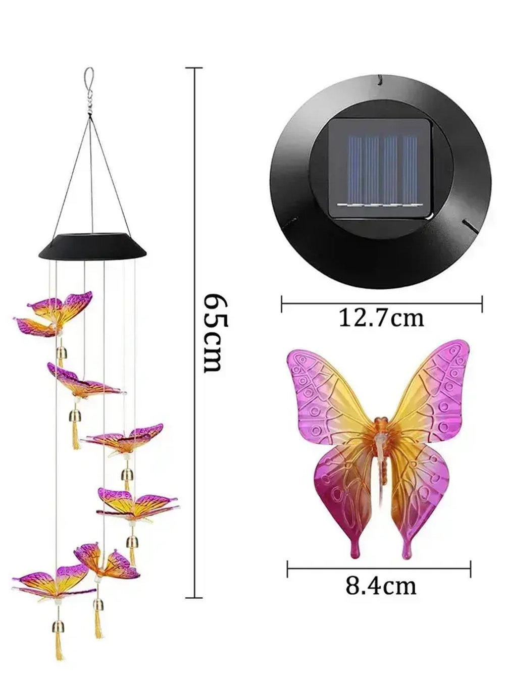 Светильник садовый на солнечной батарее / уличный фонарик