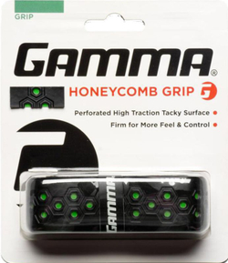Теннисные намотки базовые Gamma Honeycomb Grip 1P - черный