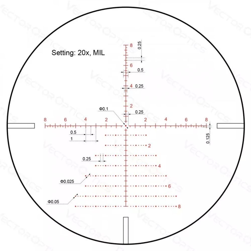 Прицел Vector Optics Continental X6 Tactical 5-30x56 SFP ARI - фото 9