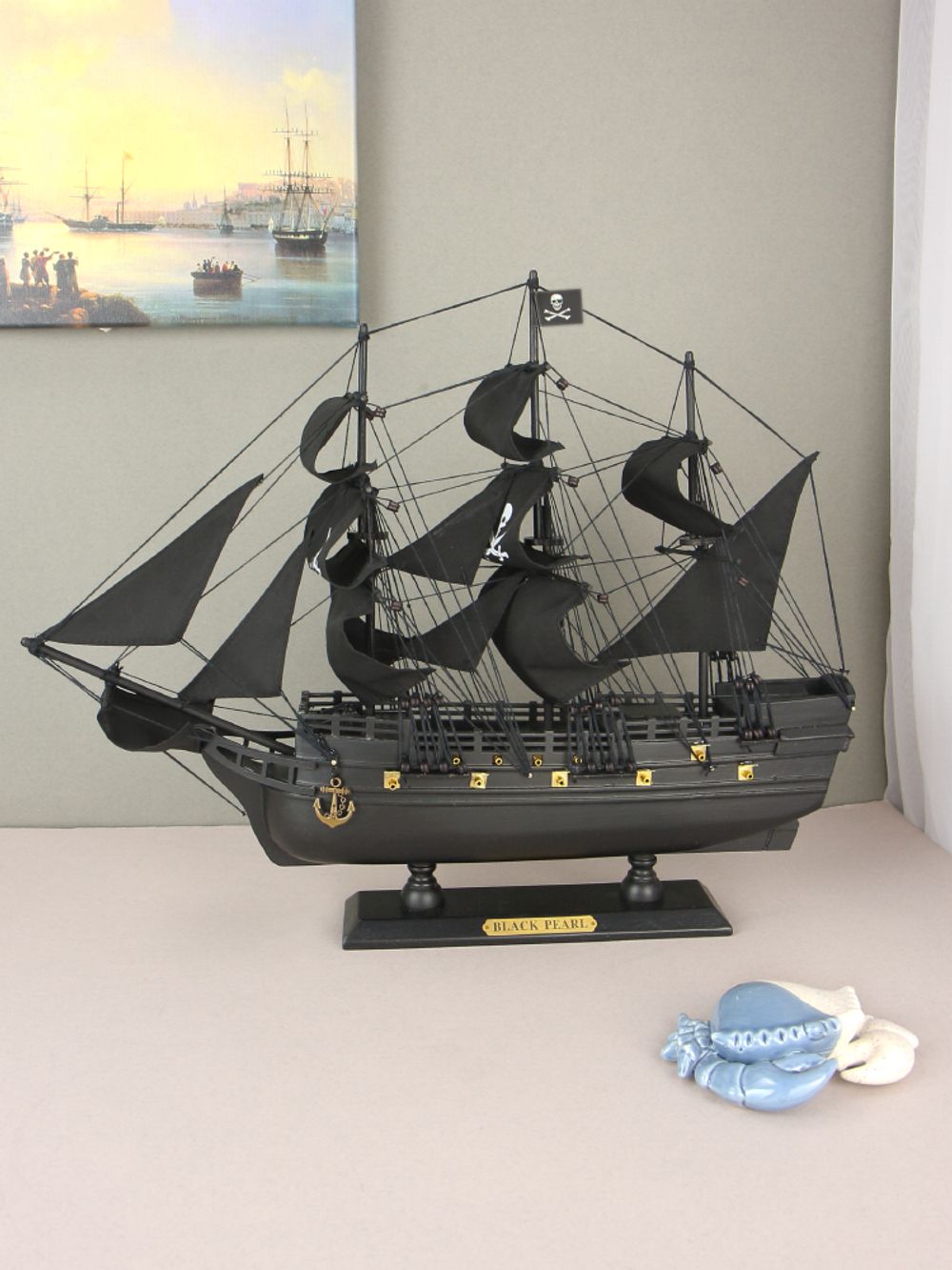 Meteor Lights Модель парусника Черная Жемчужина