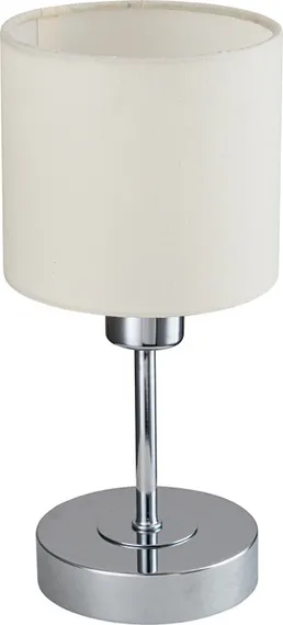 Интерьерная настольная лампа Denver 1109/1 Chrome/Beige