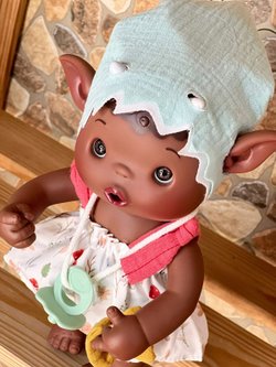 Пупс Nines 24см Duendys Gofry-mulato (N0374N)