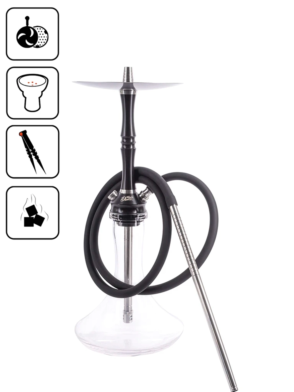 Кальян DSH Nice Black (полный комплект)