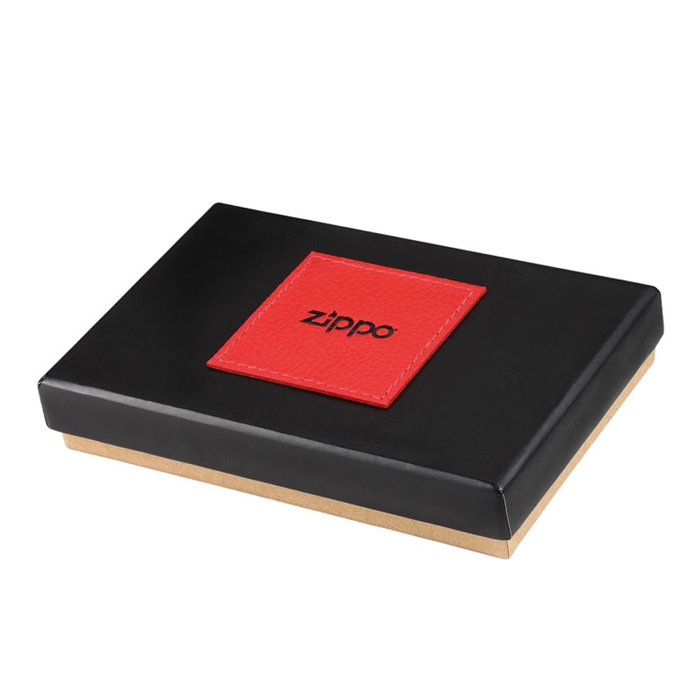 Портмоне ZIPPO из натуральной кожи серо-чёрный камуфляж (2006052) 2