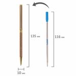 Ручка подарочная шариковая GALANT "ASTRON GOLD", корпус розовое золото, детали золотистые, узел 0,7 мм, синяя, 143526