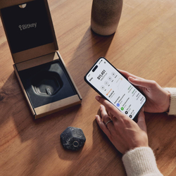 Bitkey — Аппаратный биткоин-кошелек (черный графит, мраморный дизайн)