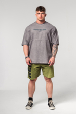 Шорты WASHED-OFF GYM SWEATSHORTS NO BS 367 Зеленые