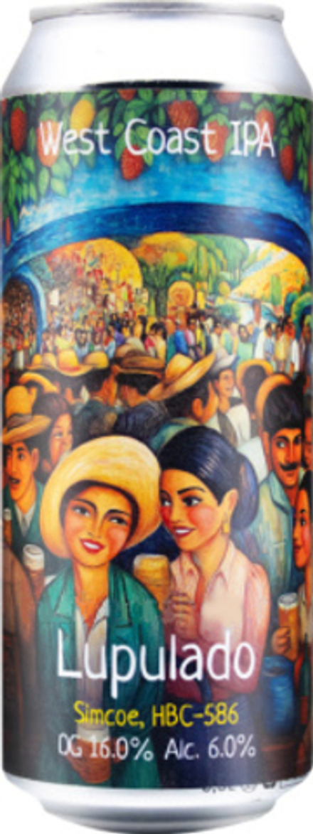 Пиво Одна Тонна Лупуладо Симко, ЭйчБиСи 586 / One Ton Lupulado Simcoe, HBC 586 0.5 - банка