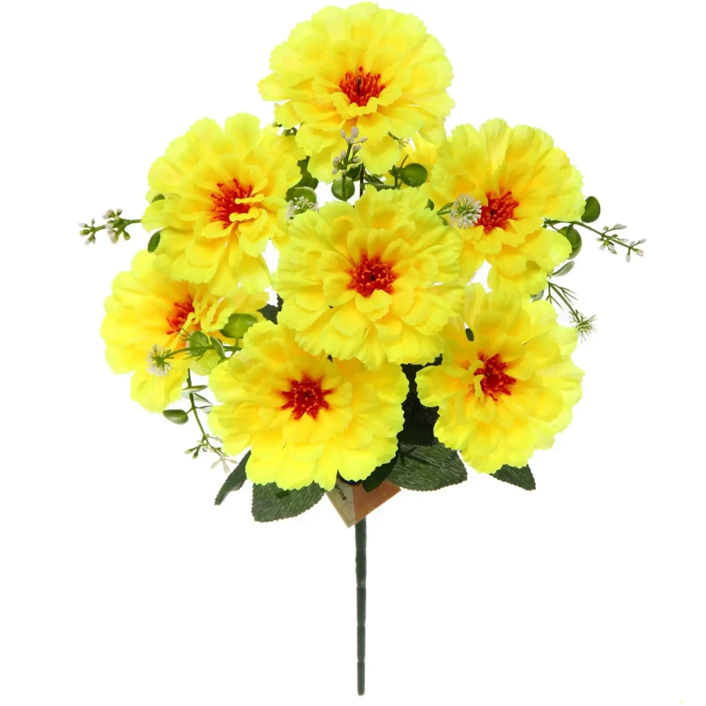 Искусственные цветы «Весеннее вдохновение» 48см 9цветков желтые