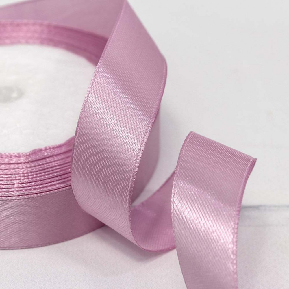 Лента Атласная 2см х 28м Сатин (Сиреневый)