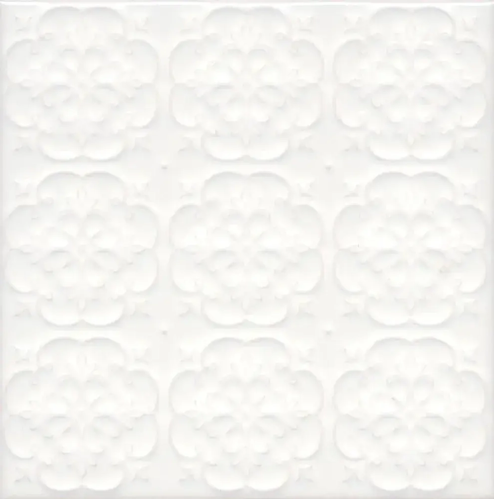 Плитка керамическая настенная Kerama Marazzi Суррей белый глянцевый 20x20см 22шт. (0,88 м2) для ванной, для кухни